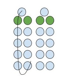 170. Кулон подснежники из бисера