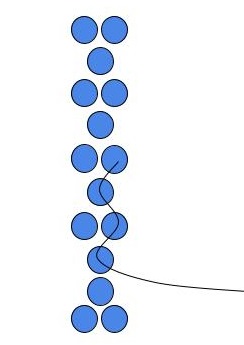 170. Кулон подснежники из бисера