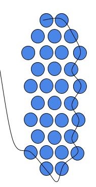 170. Кулон подснежники из бисера