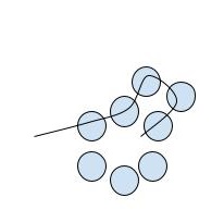 170. Кулон подснежники из бисера
