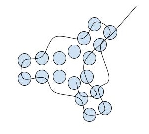 170. Кулон подснежники из бисера